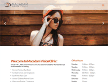 Tablet Screenshot of macadamvision.com